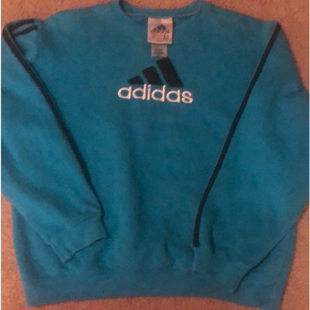 Blue adidas sweatshirt